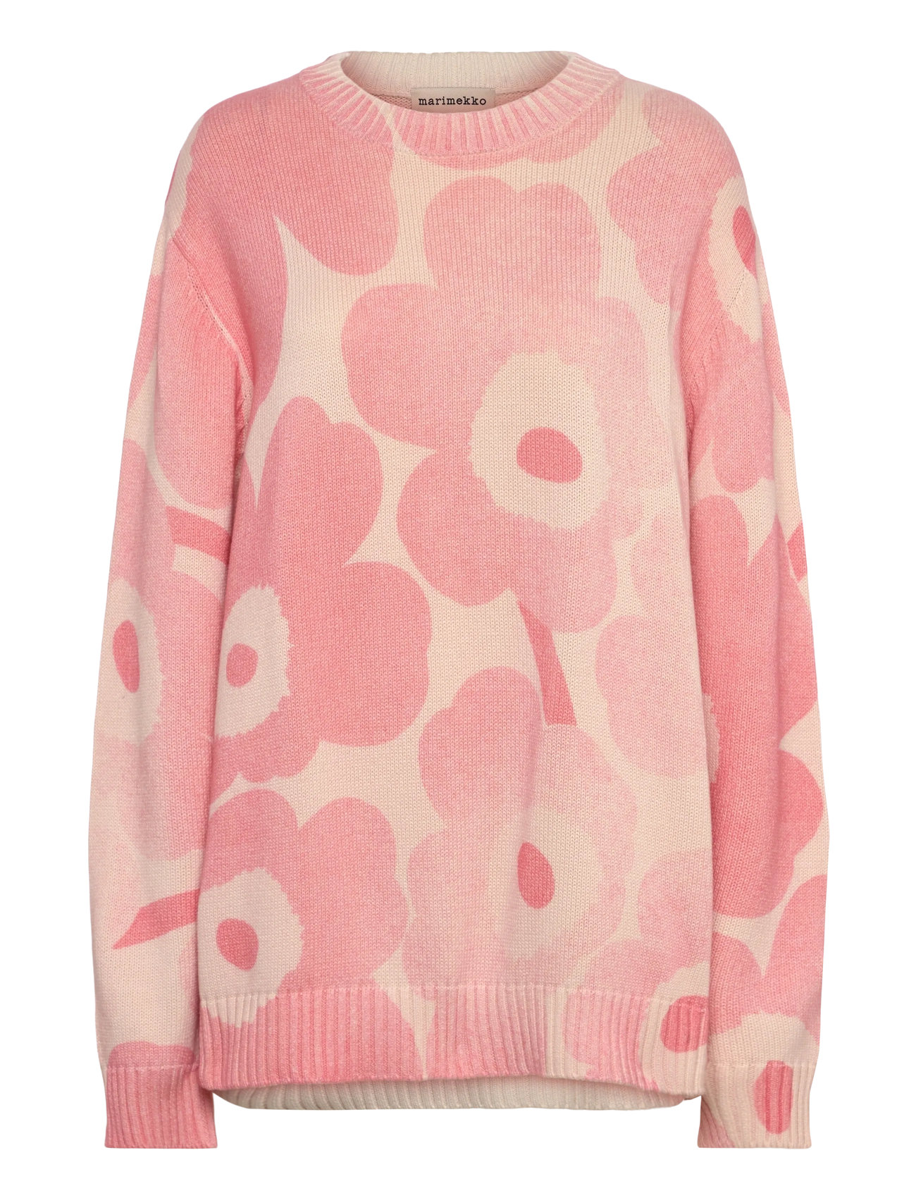 Marimekko Puuteri Unikko, M, Pink, Strik > Trøjer, Dame