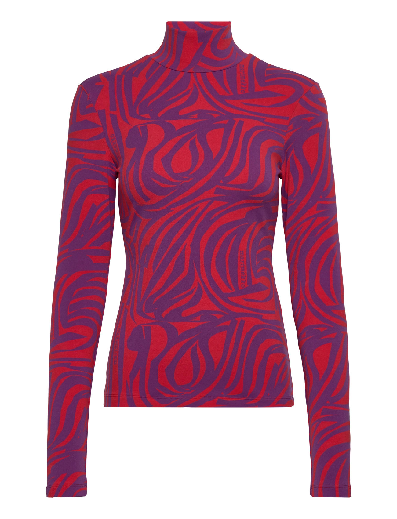 MARIMEKKO Jäkälä Jokuraita Logo Rot - S - Damen