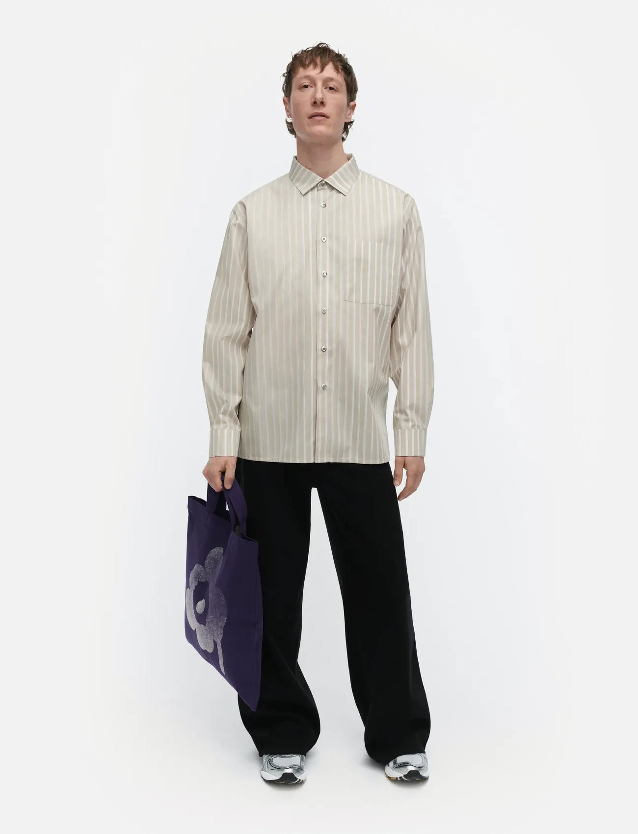 Marimekko Jokapoika 2017, XXL, Beige, Skjorter > Langærmede, Dame
