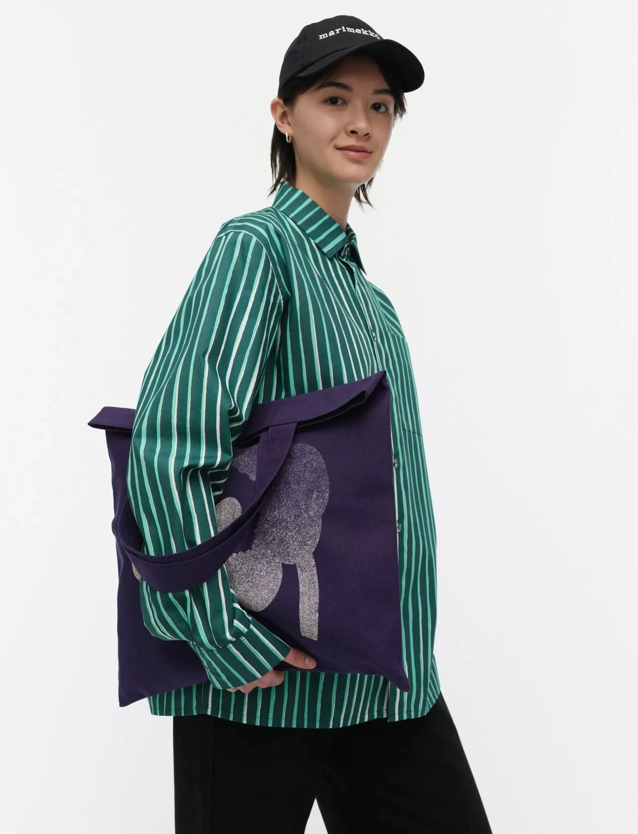 Marimekko Vankka Unikko Placement, One Size, Purple, Tasker > Totes, Dame