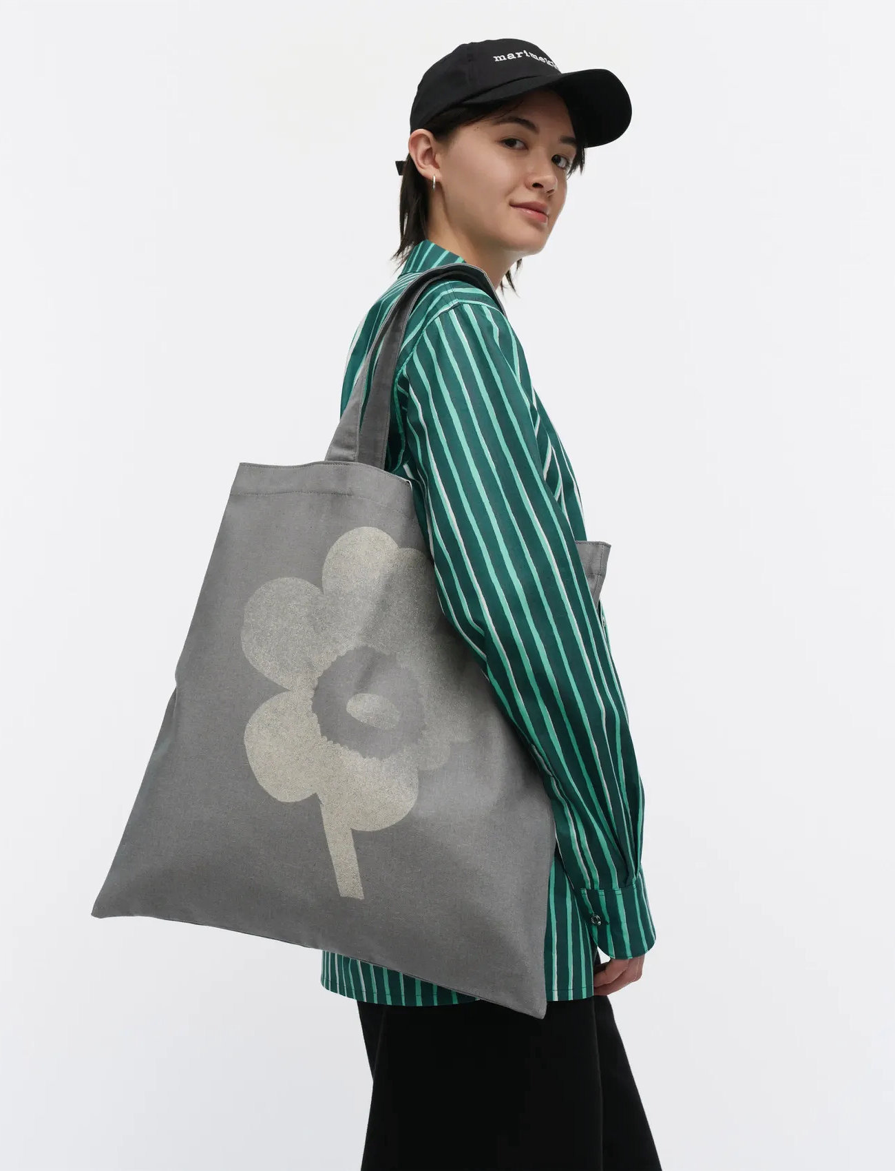 Marimekko Vankka Unikko Placement, One Size, Grey, Tasker > Totes, Dame