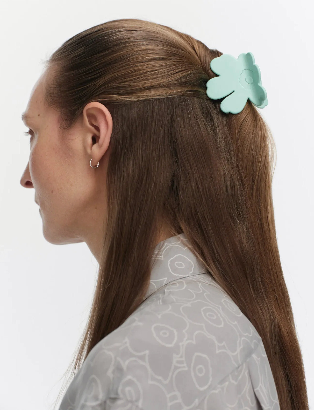 Marimekko Unikko Hair Clip Small, One Size, Green, Hair Accessories > Hair Clip, Dame