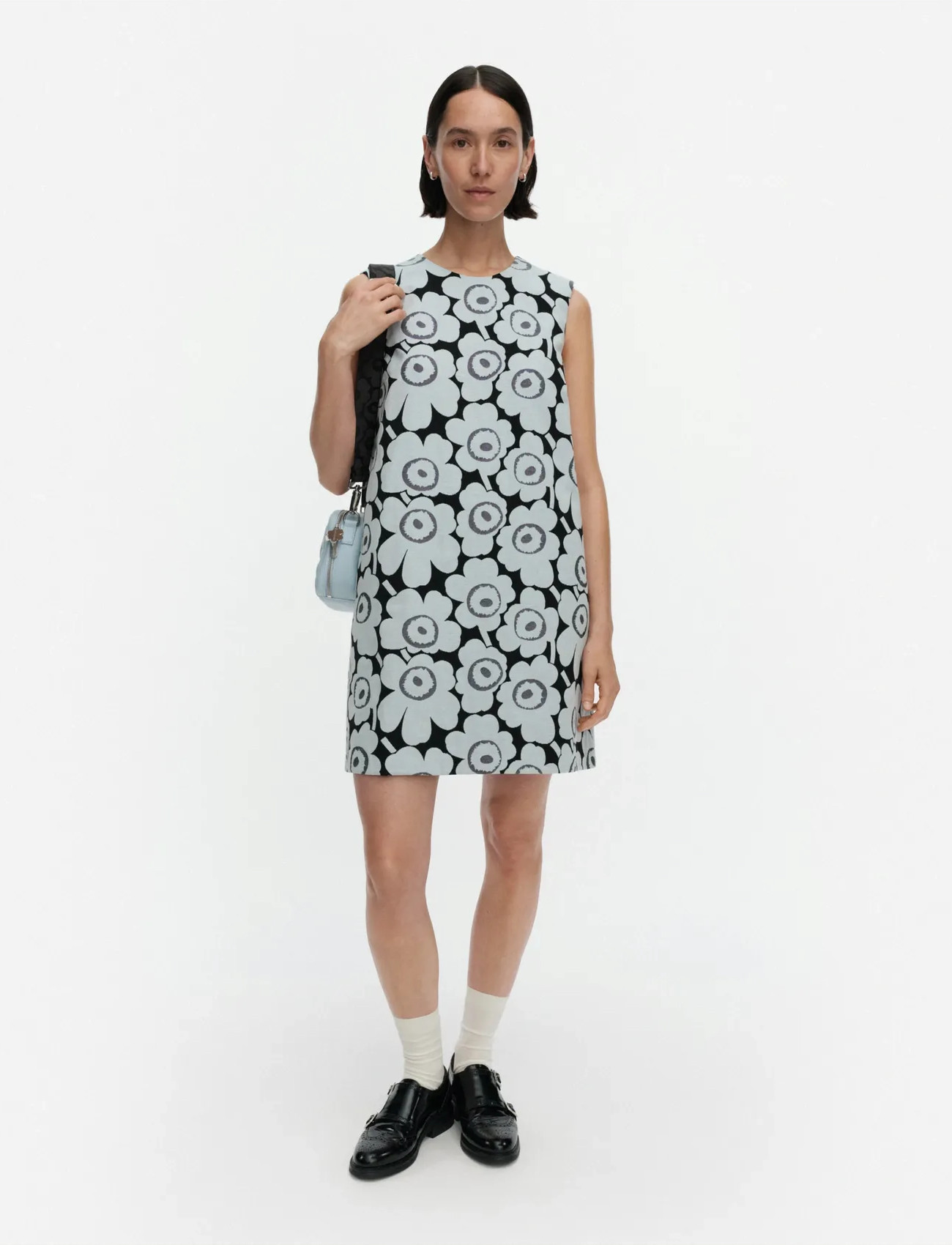 Marimekko Hahmo Unikko, 36, Blue, Kjoler > Kort Kjole, Dame