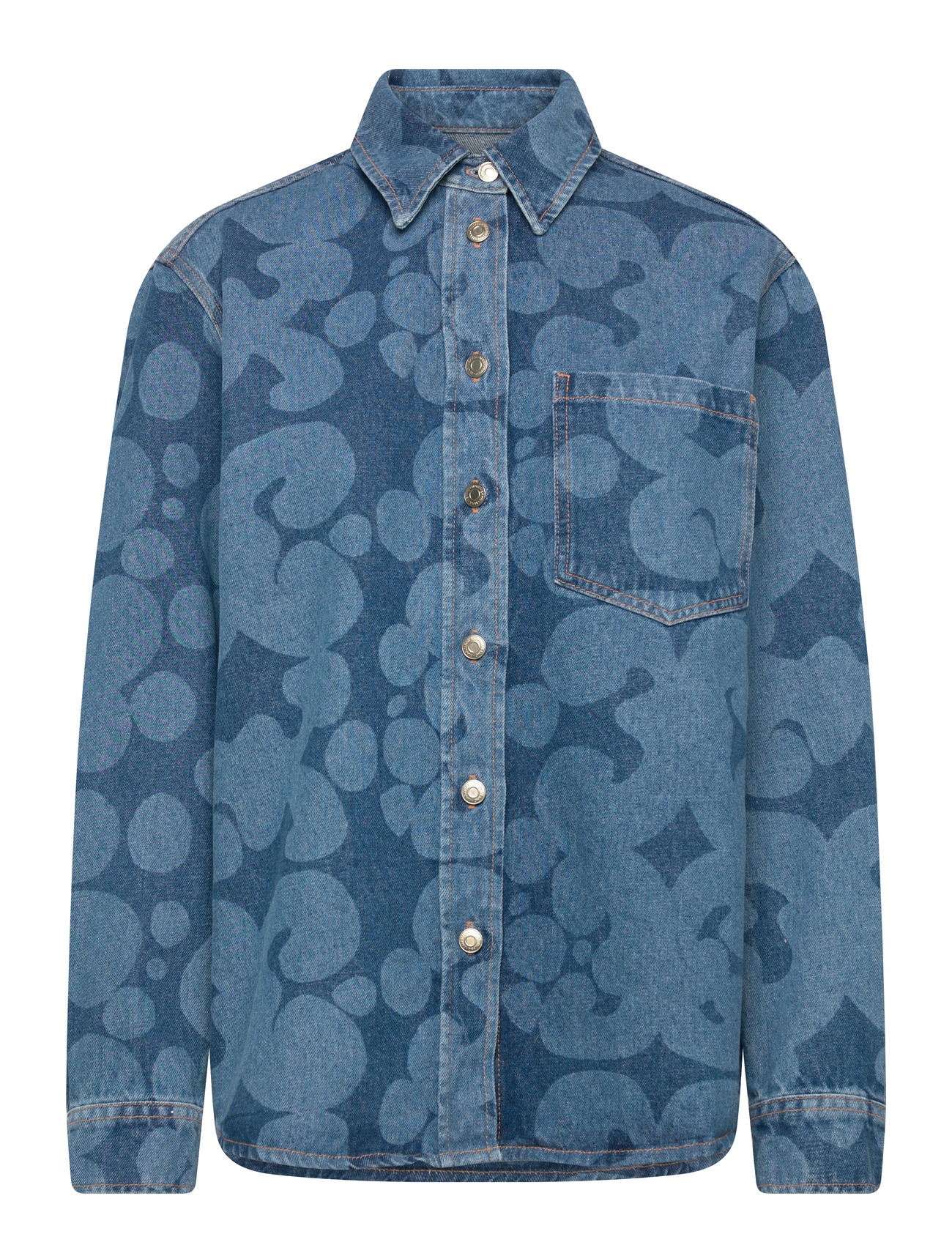 MARIMEKKO Maridenim Vaihe Keidas Blau - 34 - Damen