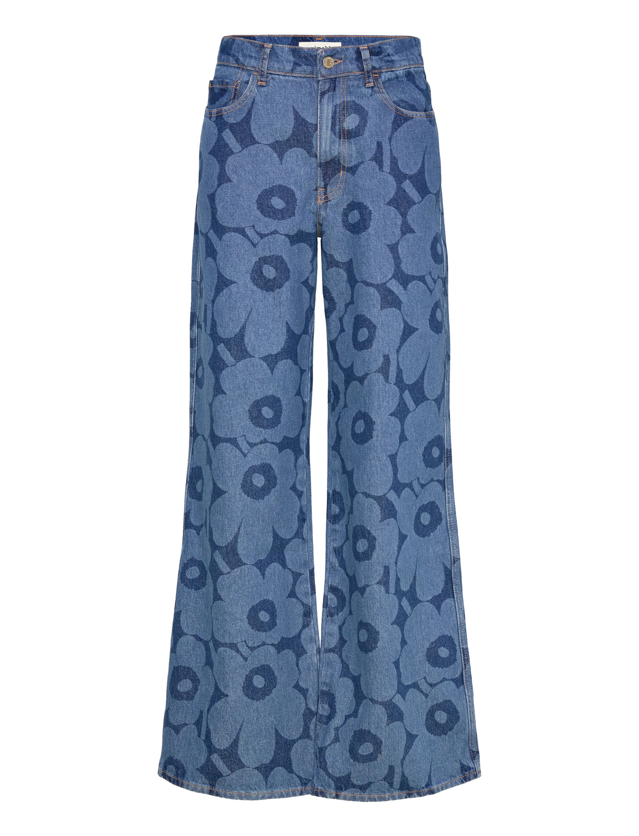 MARIMEKKO Maridenim Wide Unikko Blau - 34-32 - Damen