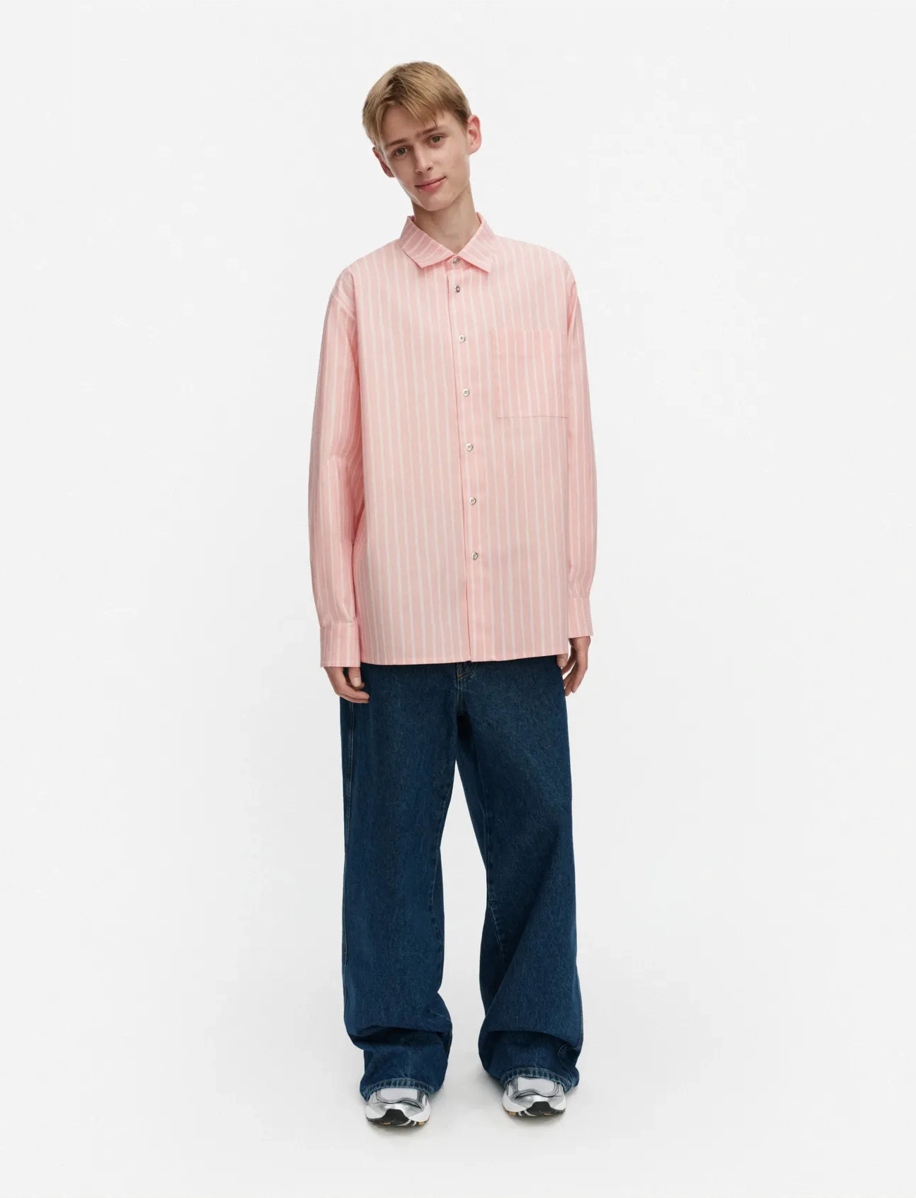 Marimekko Jokapoika 2026, S, Pink, Skjorter > Langærmede, Dame