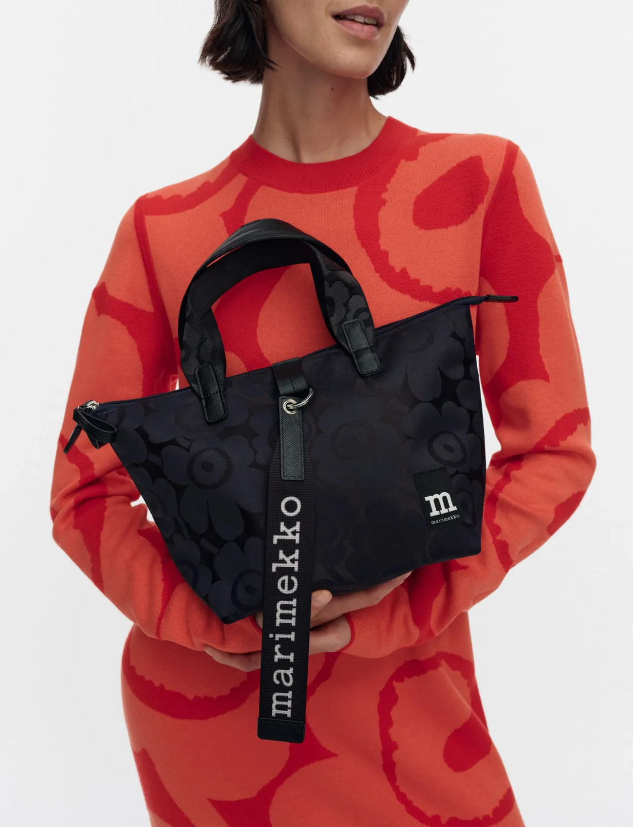 Marimekko Tote S Unikko, One Size, Navy, Tasker > Totes, Dame