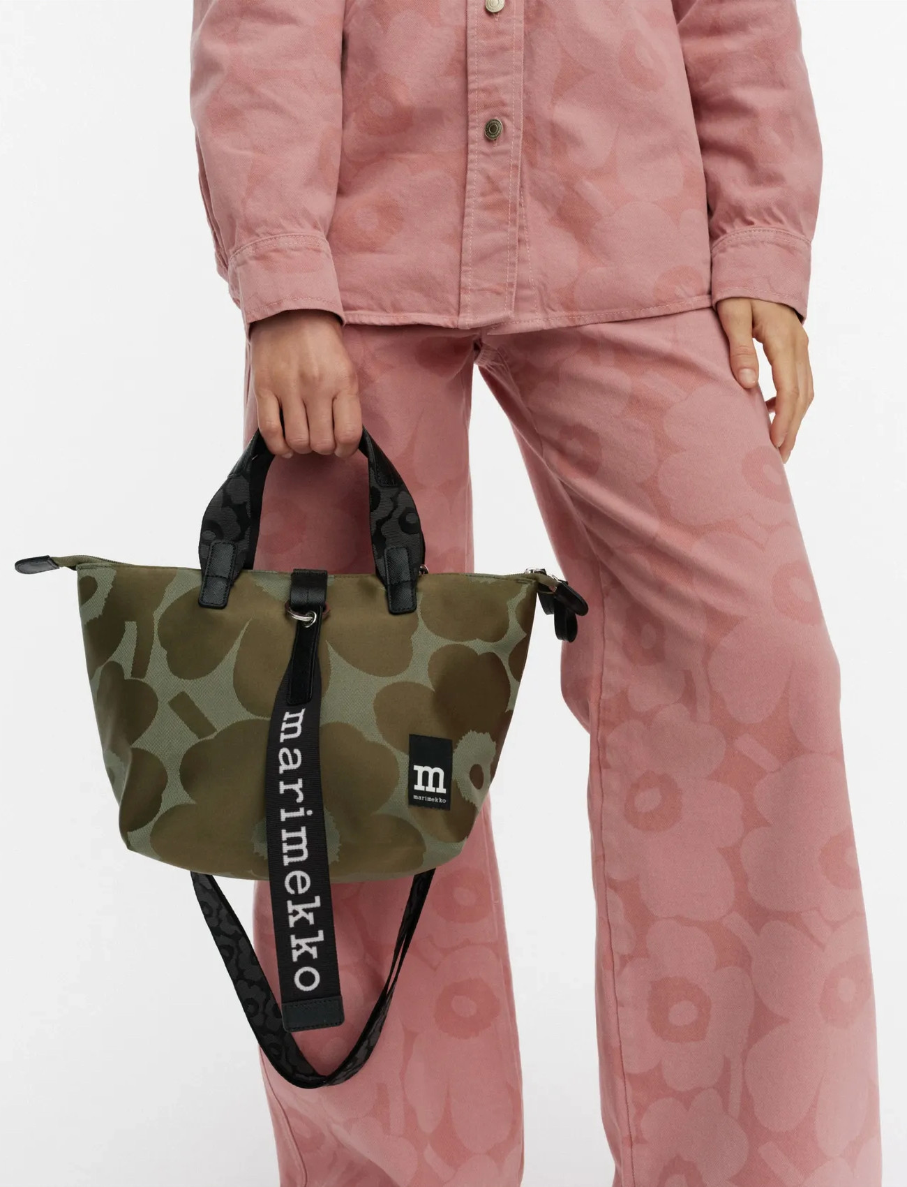 Marimekko Tote S Unikko, One Size, Khaki green, Tasker > Totes, Dame