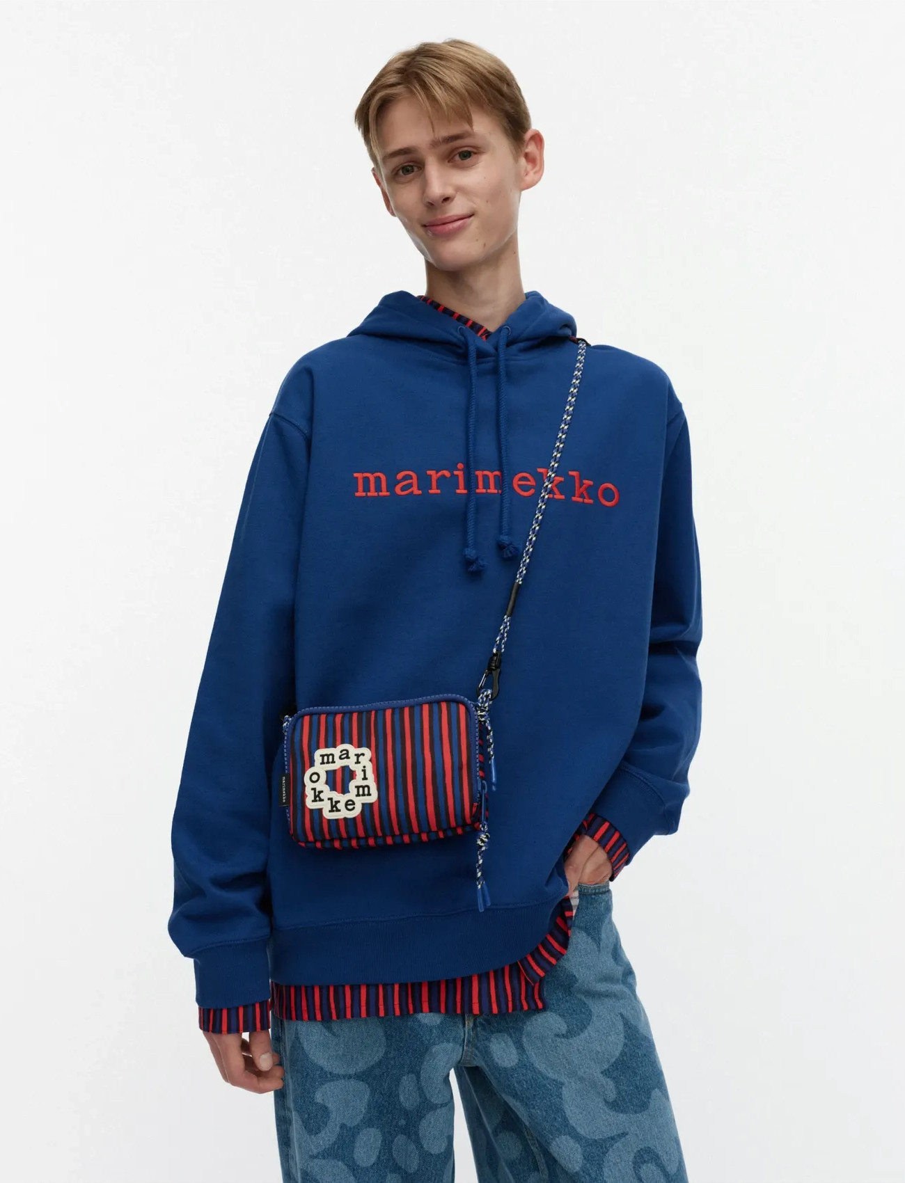 Marimekko Iloisa Piccolo, One Size, Blue, Tasker > Små Skuldertasker-Crossbody-Tasker, Dame