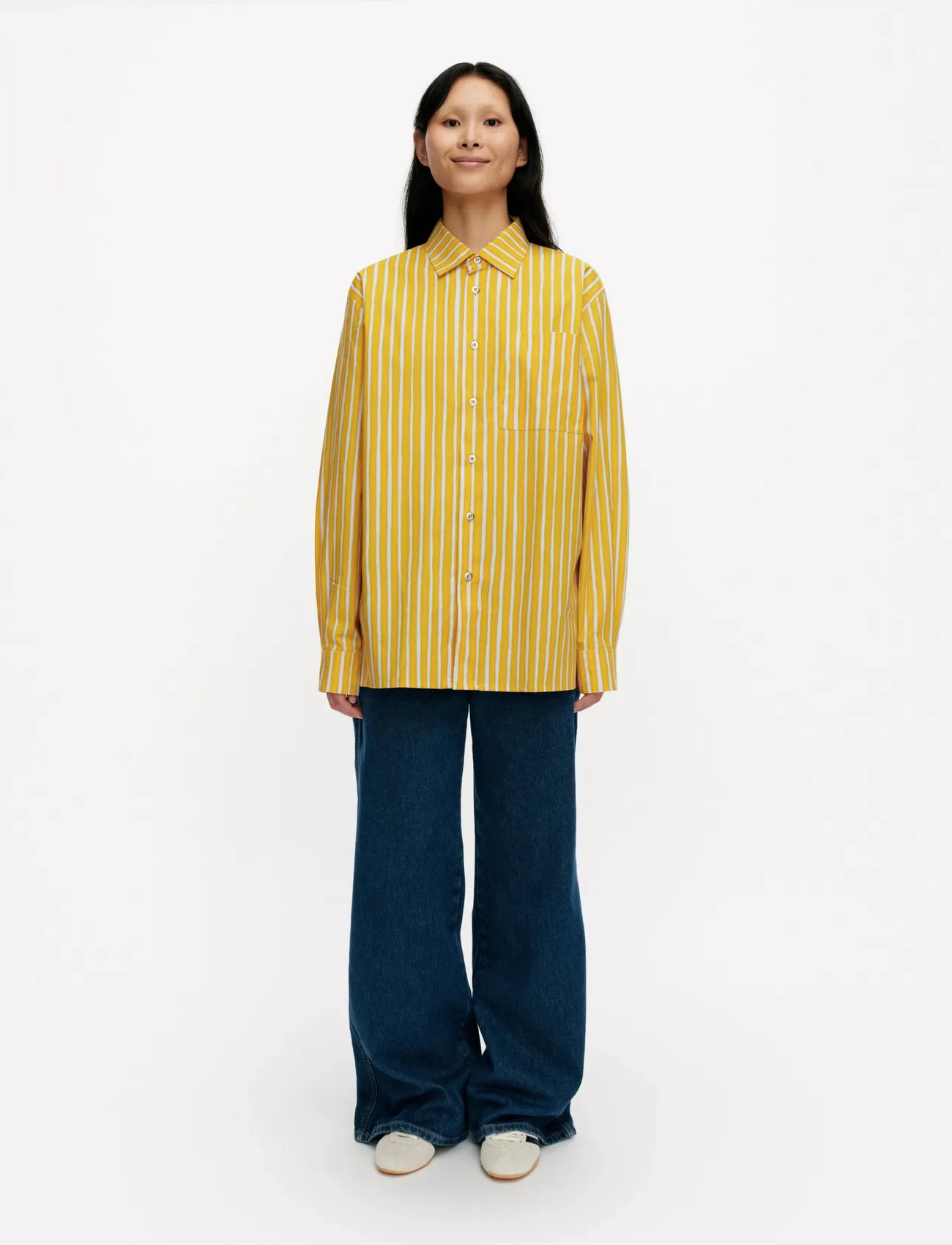 Marimekko Jokapoika 2026, XXL, Orange, Skjorter > Langærmede, Dame