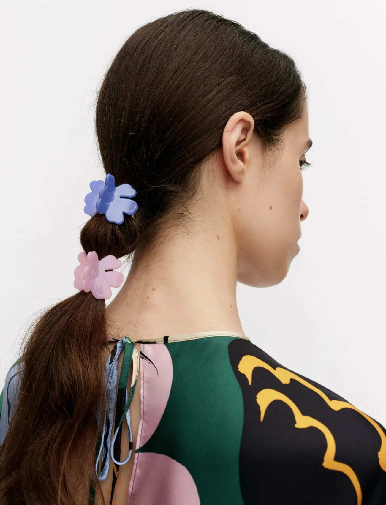 Marimekko Nano Unikko Hair Clip Set, One Size, Pink, Hair Accessories > Hair Clip, Dame