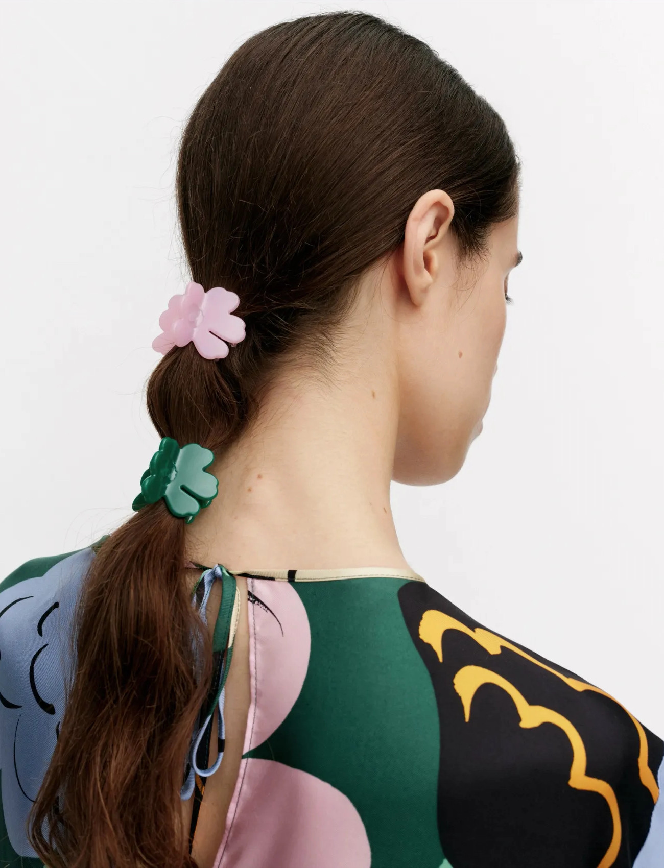 Marimekko Nano Unikko Hair Clip Set, One Size, Pink, Hair Accessories > Hair Clip, Dame