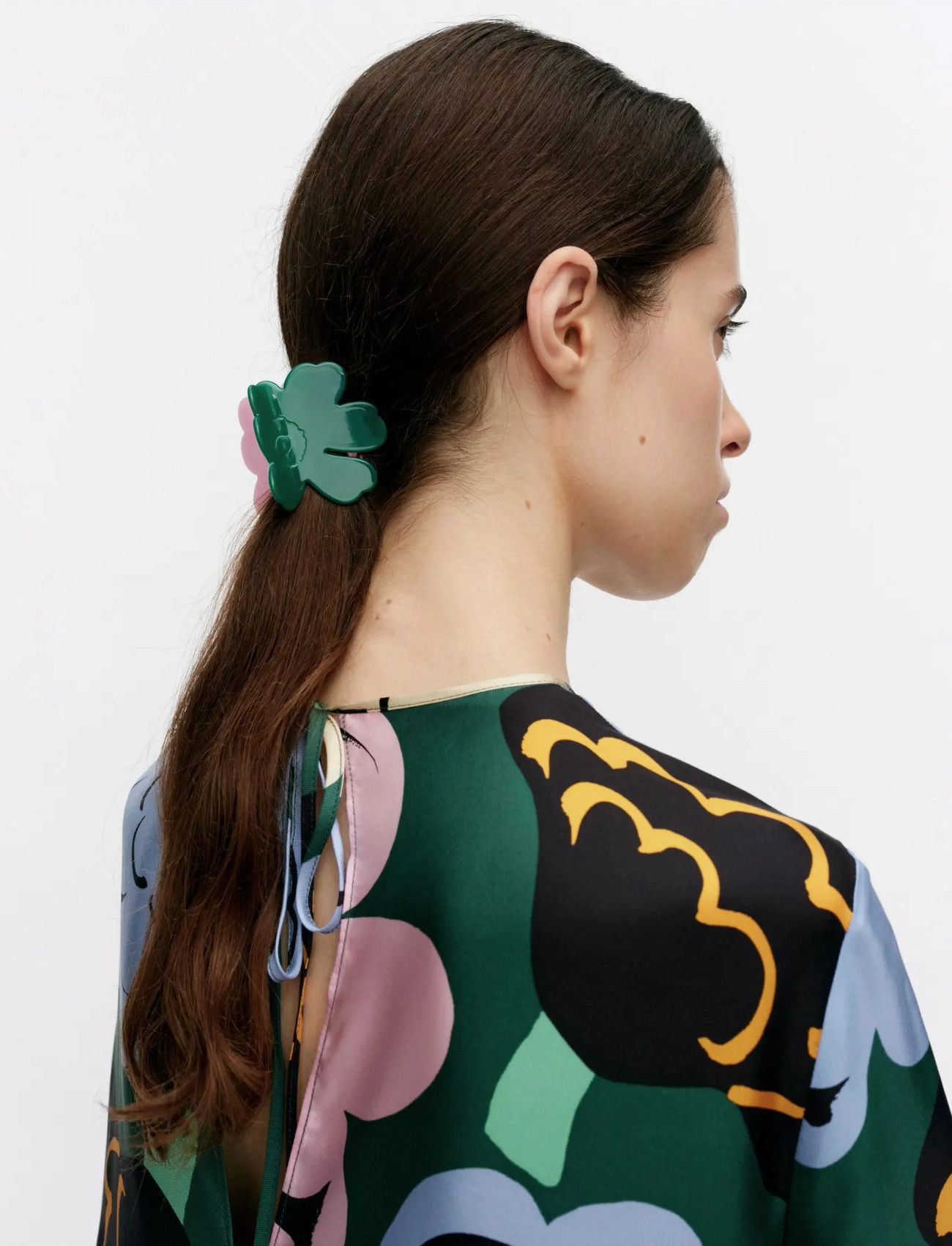 Marimekko Unikko Hair Clip S Two-Tone, One Size, Green, Hair Accessories > Hair Clip, Dame