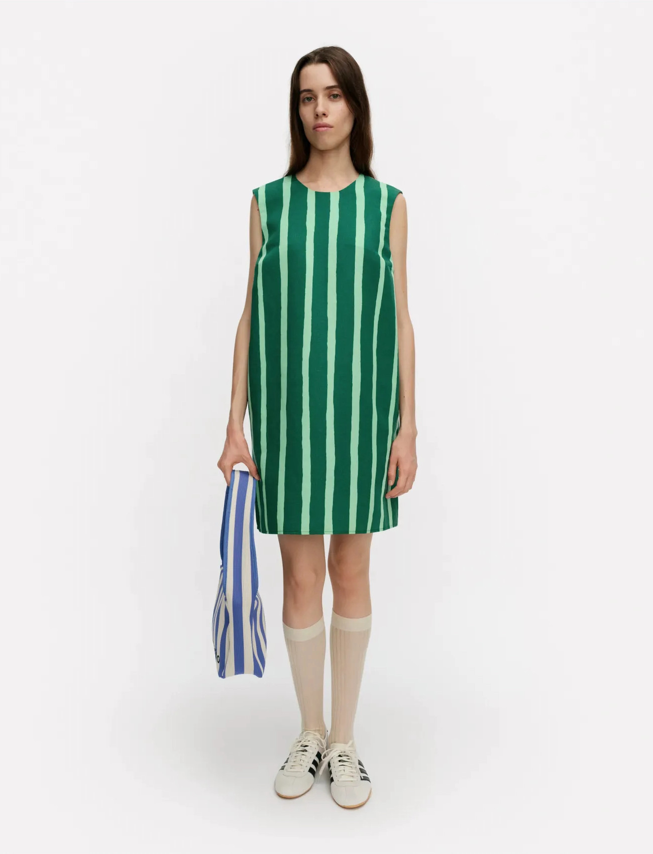 Marimekko Sopiva Piccolo, 40, Green, Designere > Korte Kjoler, Dame