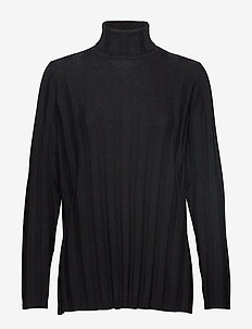 VERTAUS SOLID Knitted tunic - BLACK
