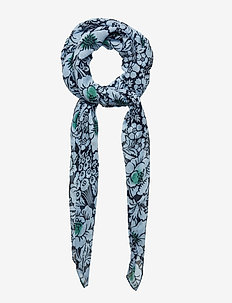 SIVULLINEN JUHANNUS Scarf, woven - NAVY,LIGHT BLUE,GREEN