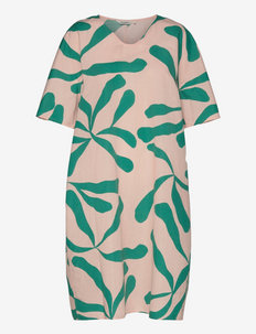 AGNETE FLORETTI Dress - sukienki letnie - peach, green