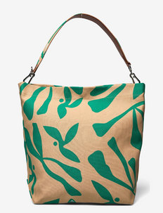 KUUNSÄDE VIITA Bag - tote bags - beige, green
