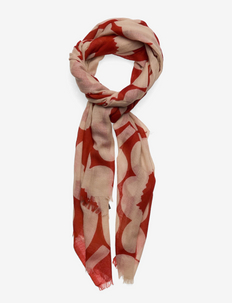 FIORE UNIKKO - lightweight scarves - red, off-white