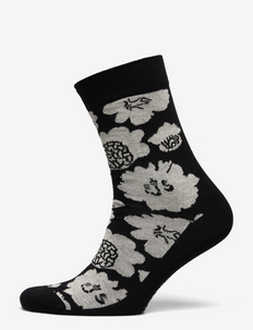 KASVAA PIONI - tavalliset sukat - off-white, black