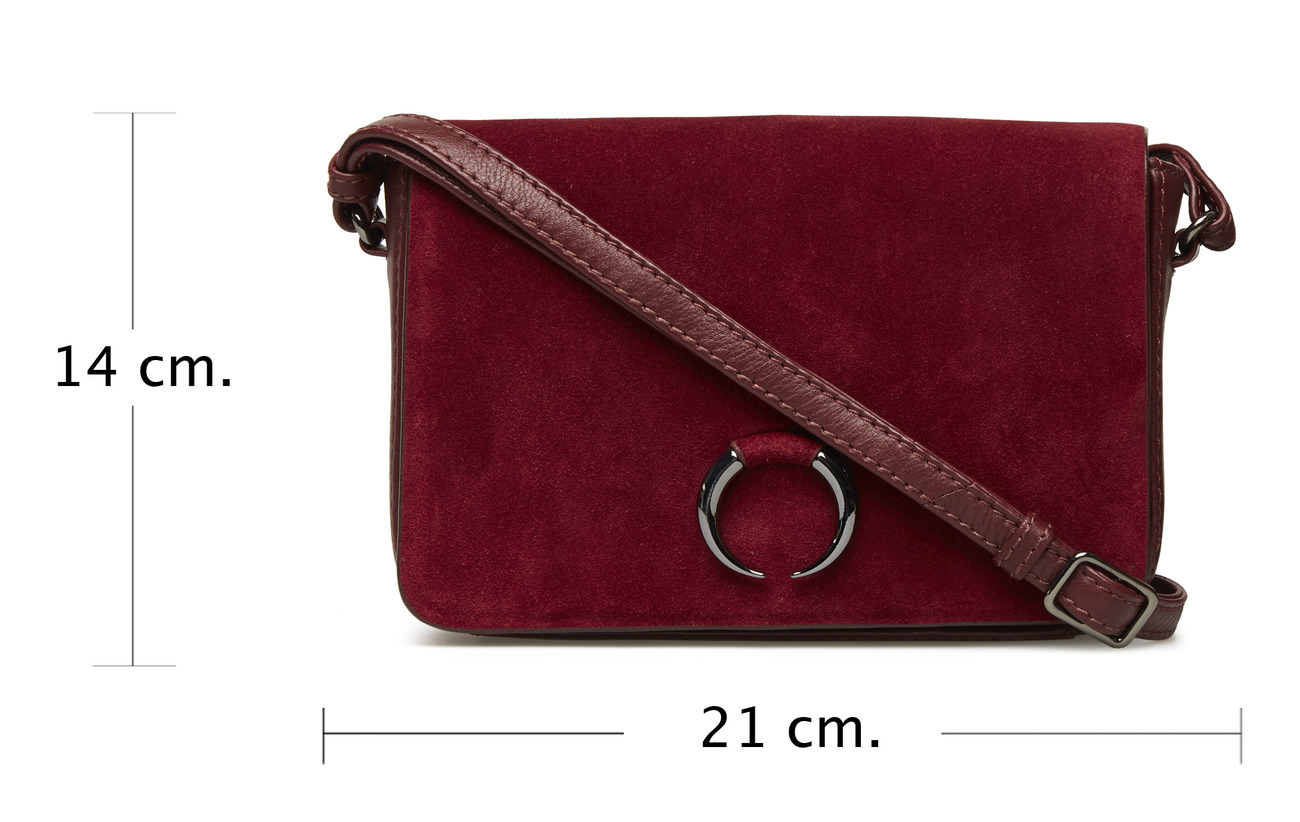 Peau Burgundy Intérieure Vache Doublure Coton Markberg Amala 100 De Suede Crossbody Équipement Bag HnZ4xgW