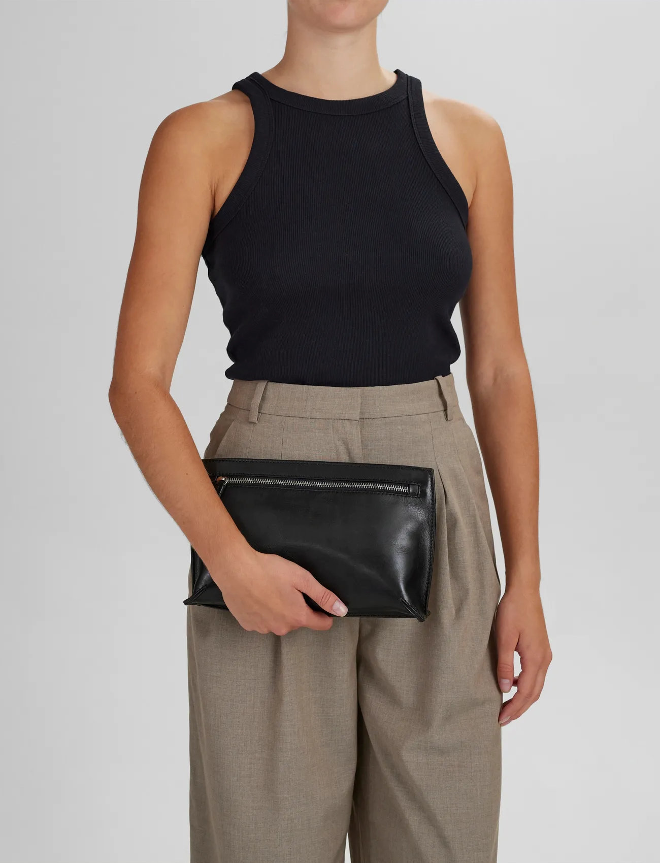 Markberg Ellembg Clutch, Antique, One Size, Black, Tasker > Clutches, Dame