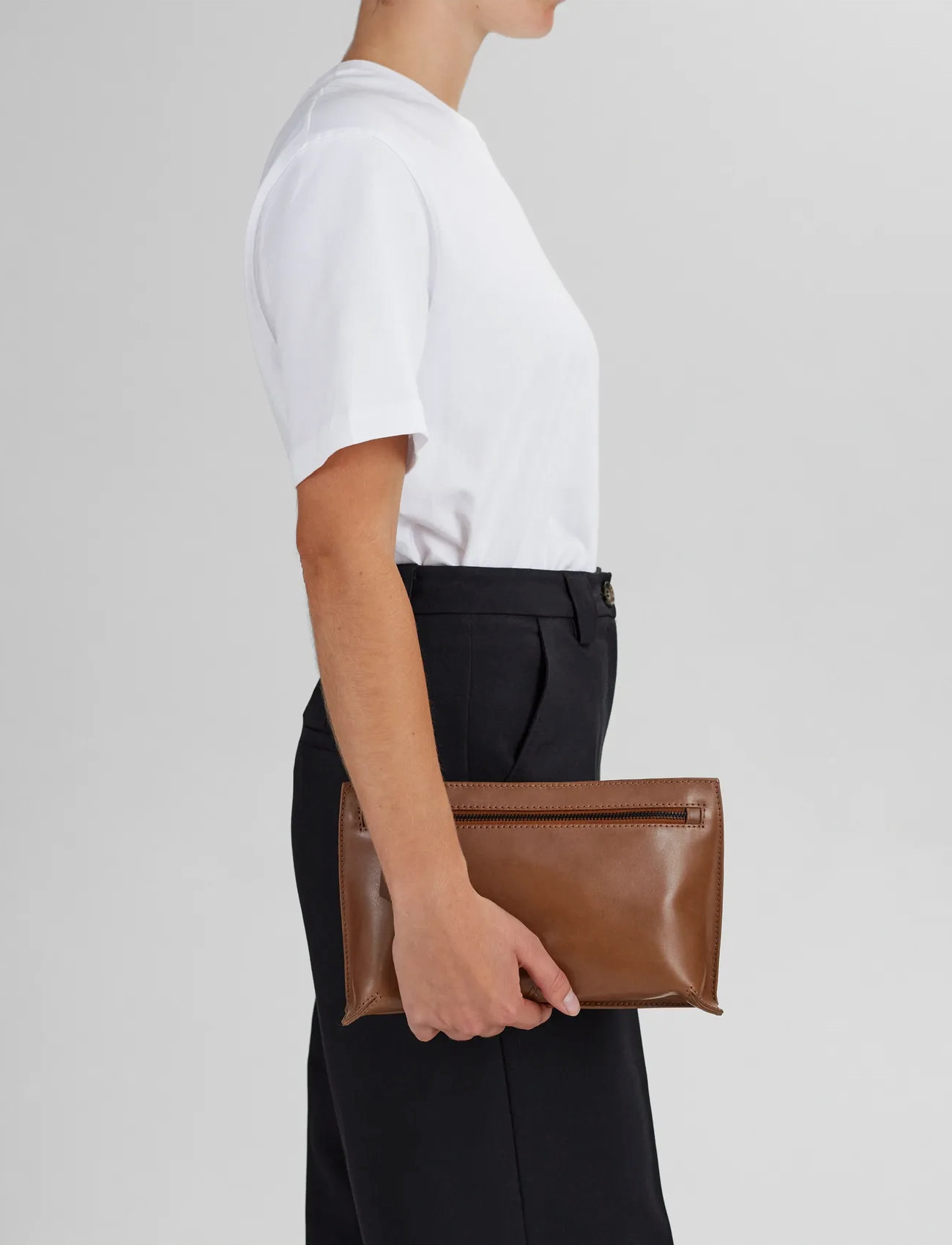 Markberg Ellembg Clutch, Antique, One Size, Brown, Tasker > Clutches, Dame
