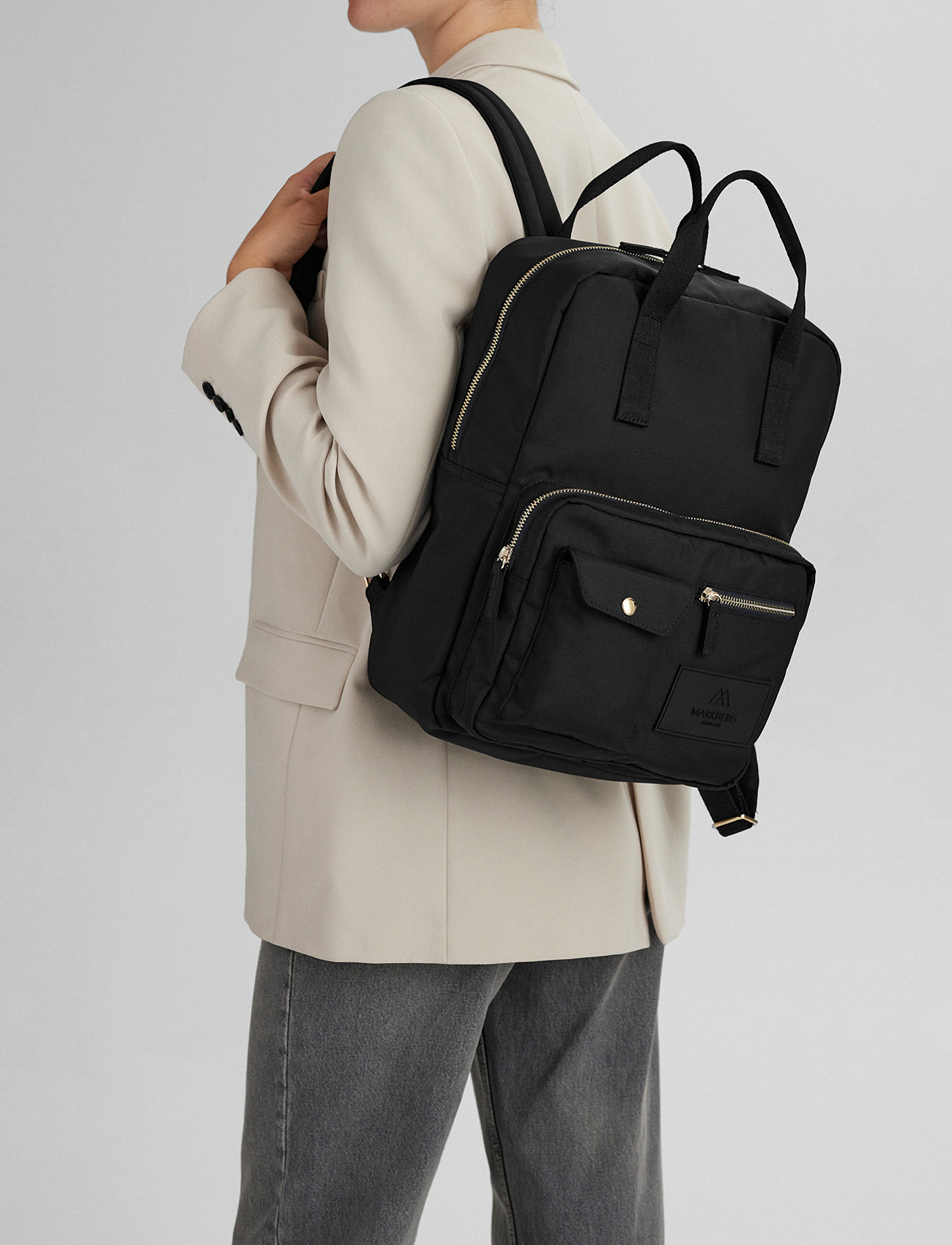 Markberg Darlambg Backpack, Monochrome, One Size, Black, Tasker > Rygsække, Dame