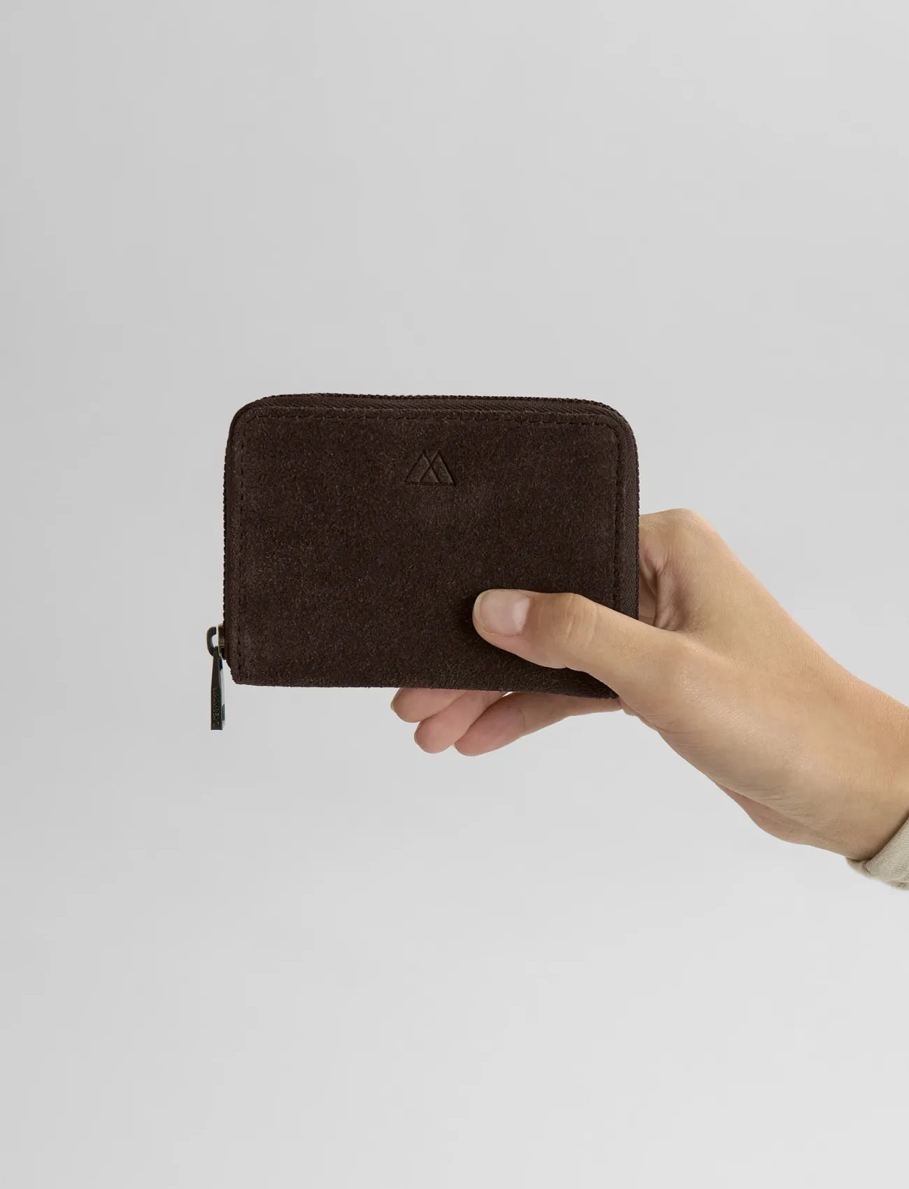 Markberg Selmambg Wallet, Suede, One Size, Brown, Kortholdere & Punge > Punge, Dame