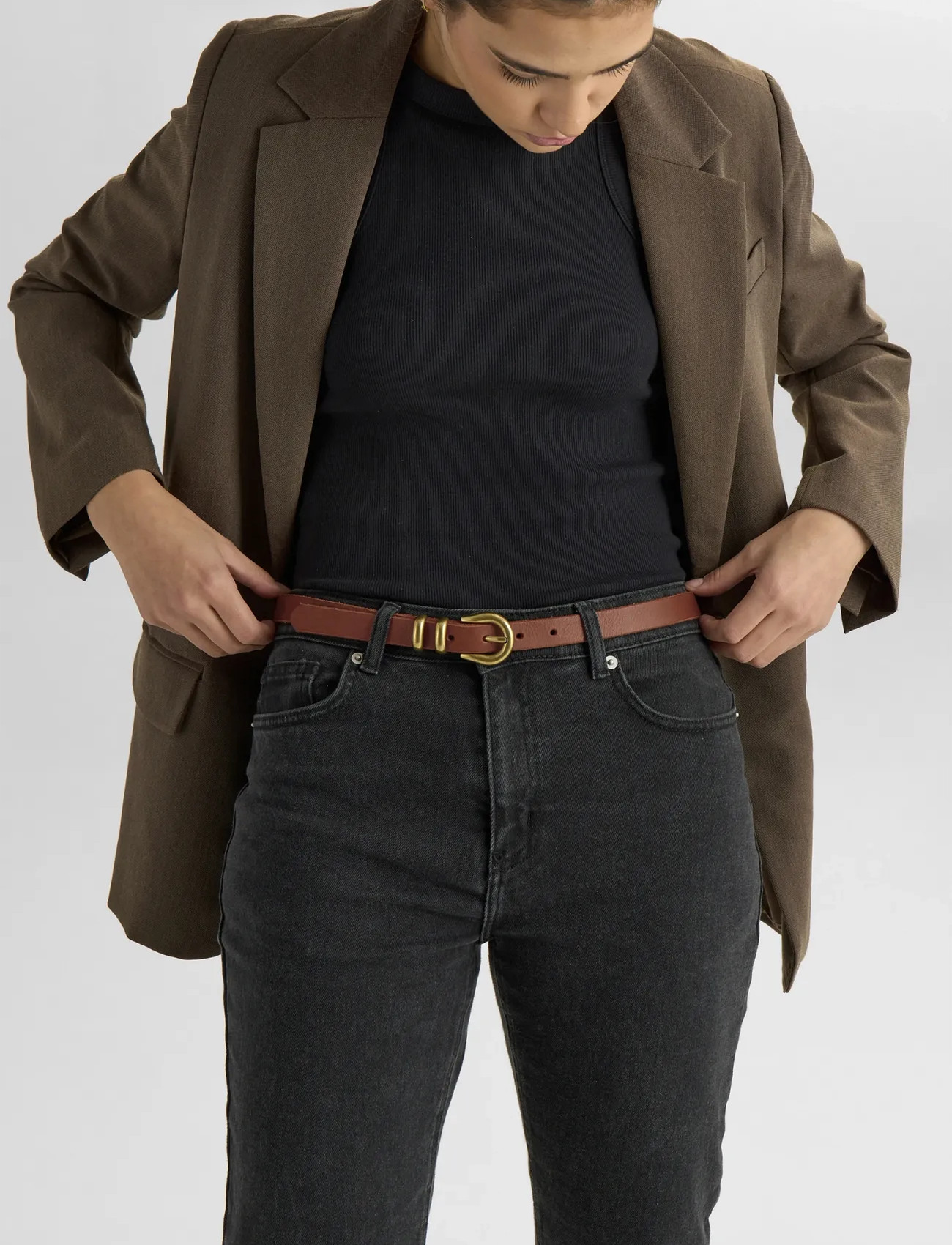 Markberg Scarletmbg, 85, Brown, Belts > Casual Belt, Dame