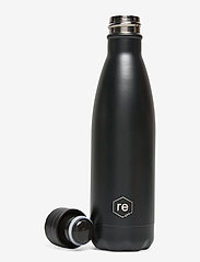 Markberg - Rebottle 500 ml, Powder Coat - wasserflaschen & glasflaschen - black w/black lid - 1