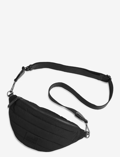 Elinor Bum Bag, Recycled - diržiniai krepšiai - puffer black w/black