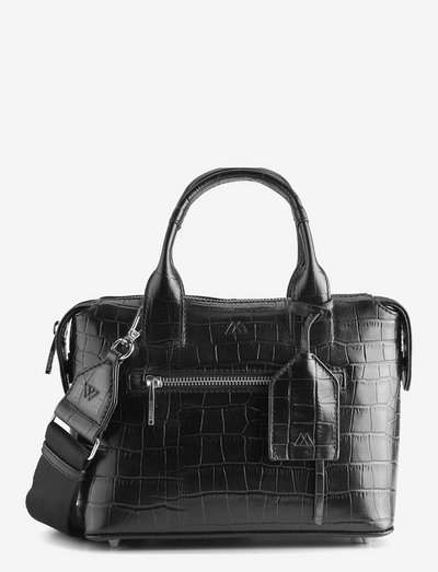AbrielleMBG Small Bag - top handle tasker - black w/black