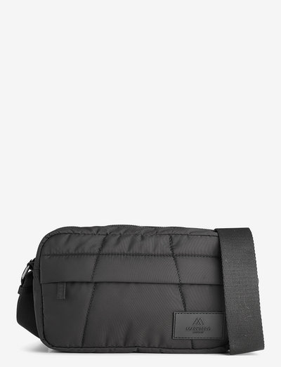 DagmarMBG Cros Bag Rec Tria - crossbody bags - black w/black