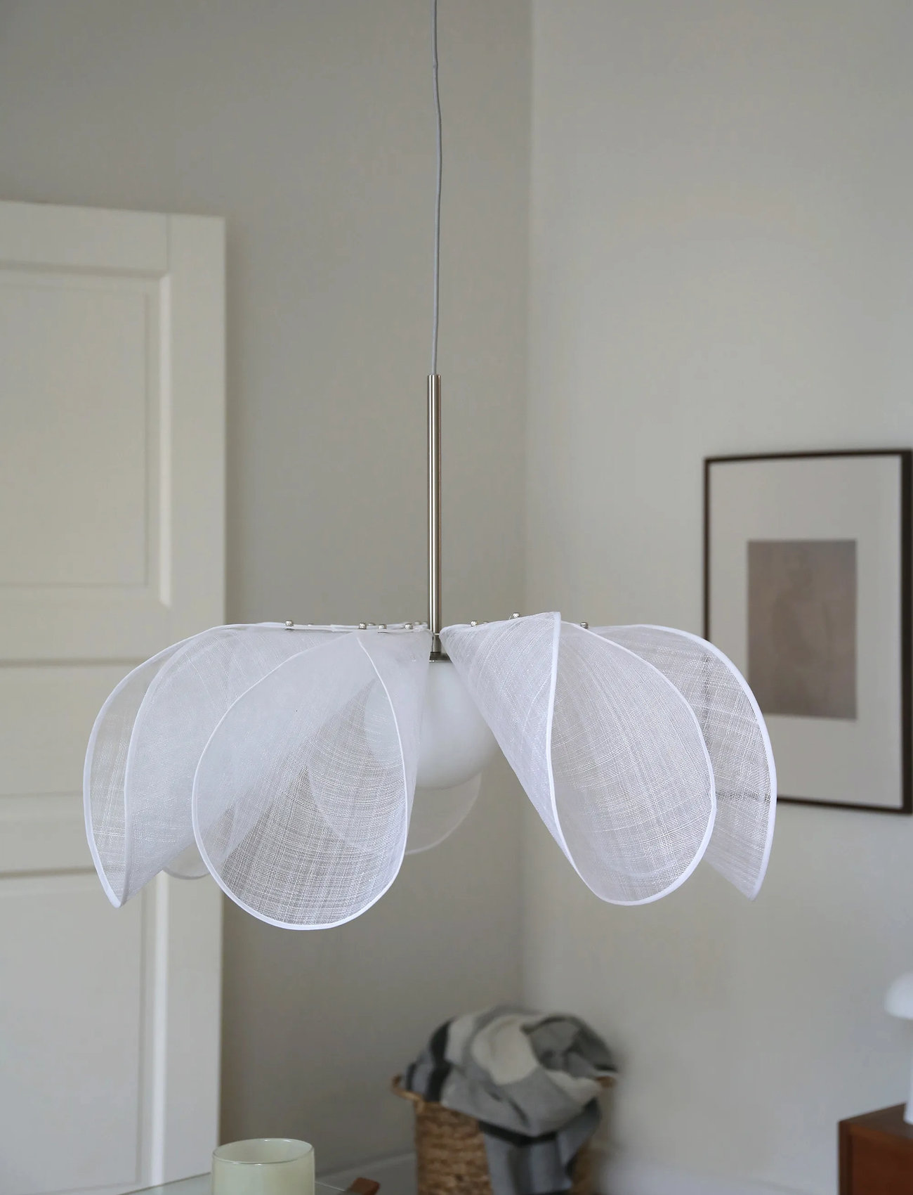 Markslöjd Lighting Styrka Pendant Lamp, Ø 75 cm, White, Loftslamper > Pendellamper, Unisex