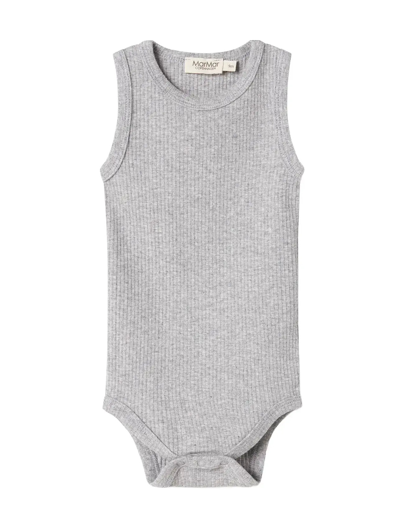 MarMar Copenhagen Body Sleeveless, 56, Grey, Kroppe > Kroppe Uden Ærmer, Børn