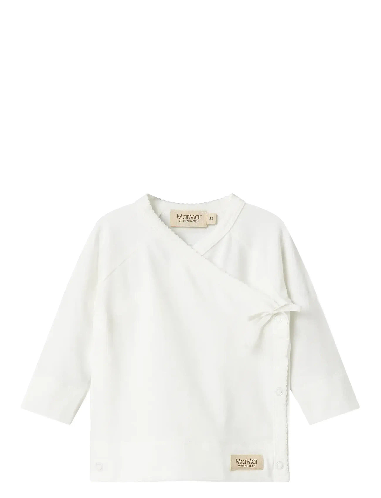 MarMar Copenhagen Tut Wrap Ls, 50, White, T-Shirts > Langærmede T-shirts, Børn