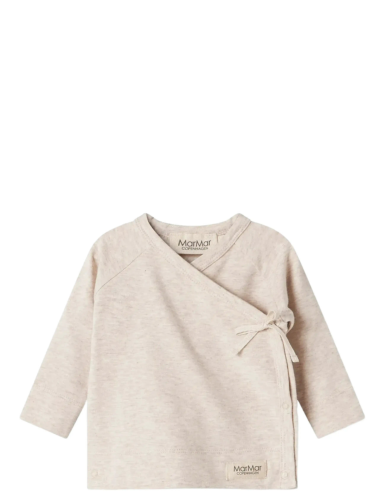 MarMar Copenhagen Tut Wrap Ls, 62, Beige, T-Shirts > Langærmede T-shirts, Børn