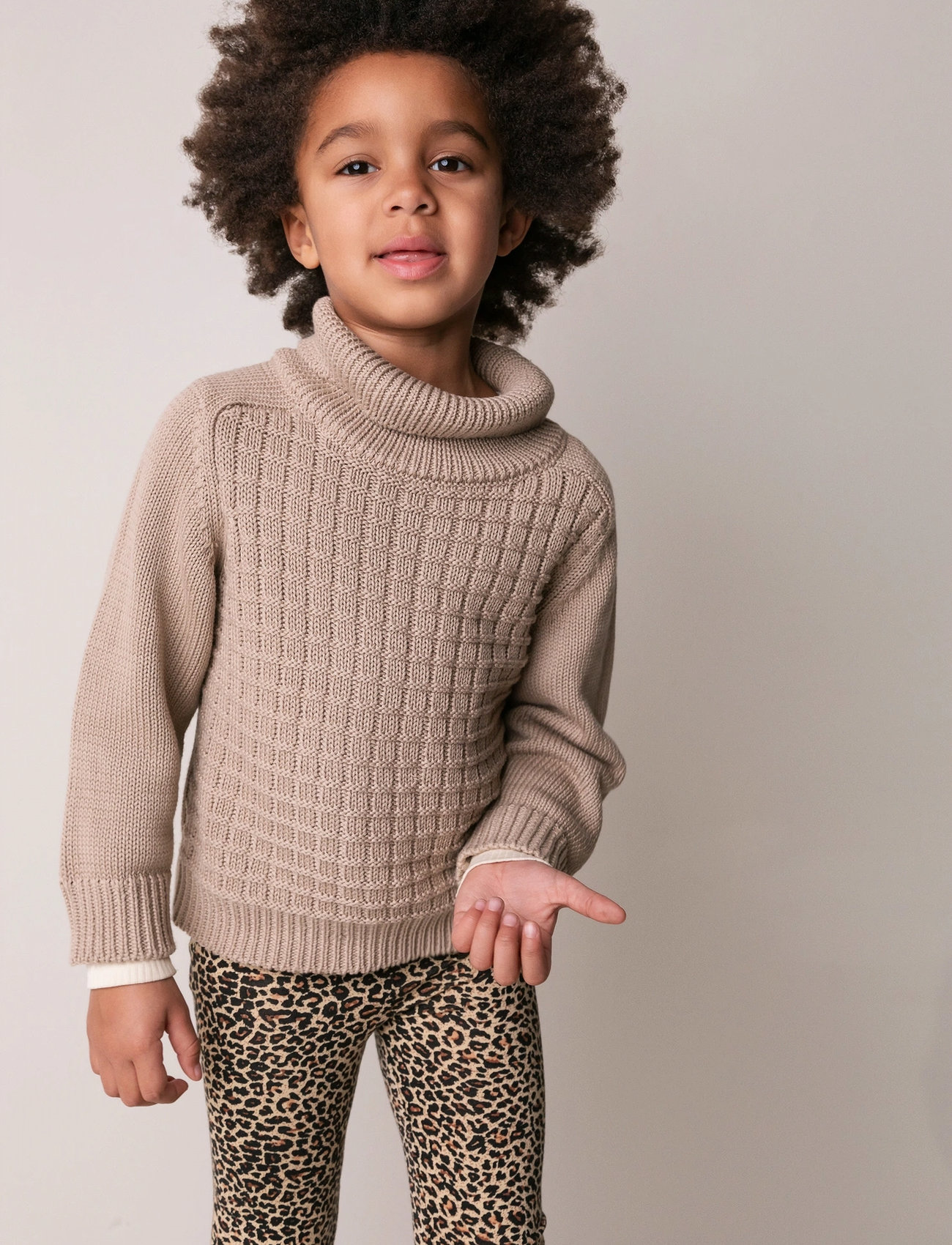 Leo Brown Leo Leggings str. 2m/56 cm