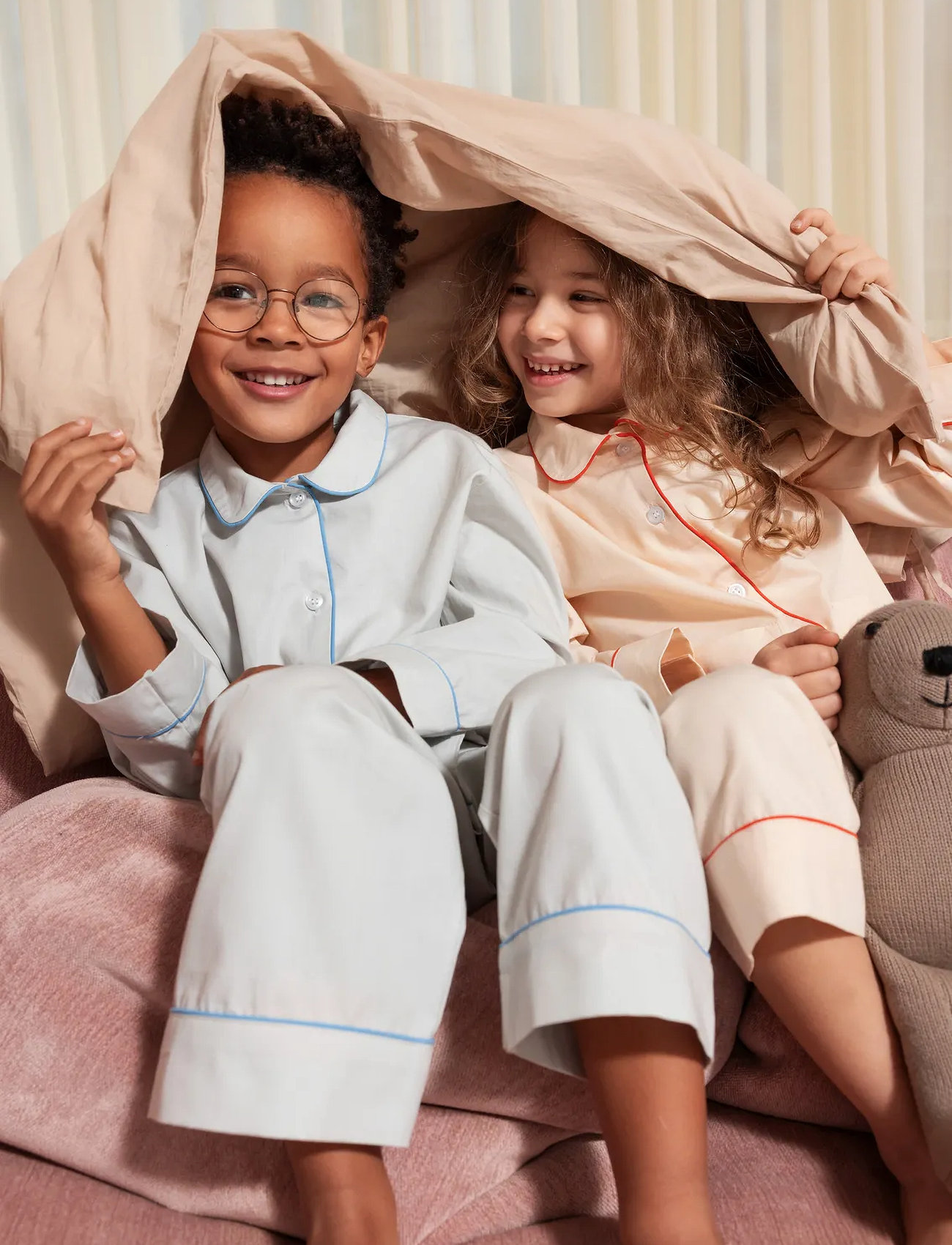 MarMar Copenhagen Pajama Set, 104/110, White, Pyjamas > Pyjamas-Sæt, Børn