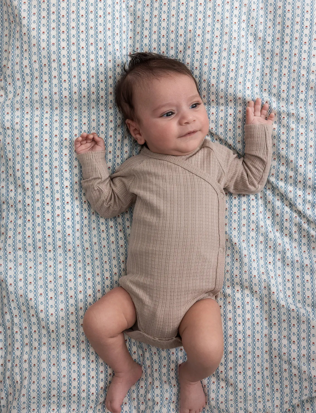 MarMar Copenhagen Bed Linen Baby, 70X 100 cm, Blue, Søvntid > Sengesæt, Børn