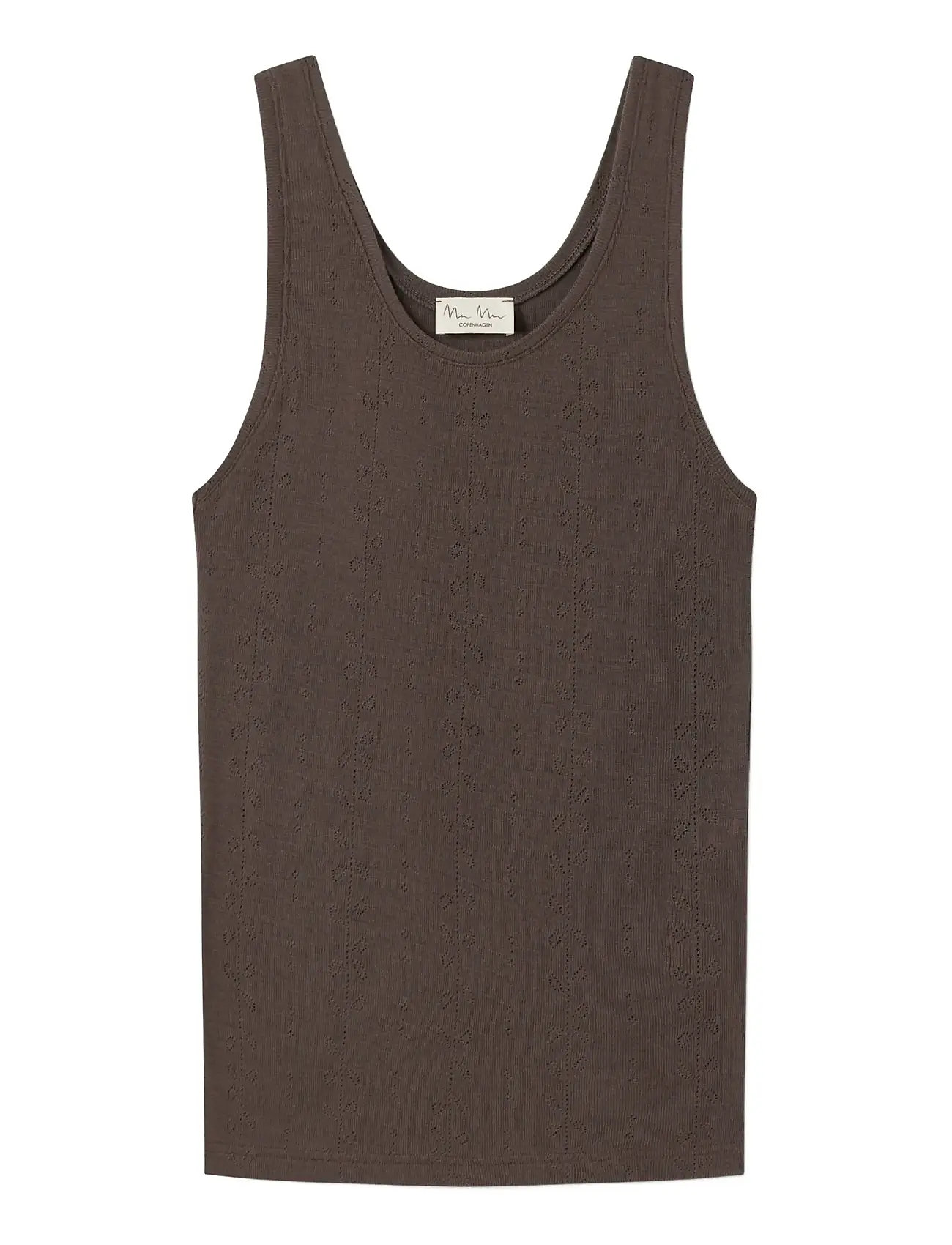 MarMar Copenhagen Tevo W, XL, Brown, T-Shirts & Toppe > Uden Ærmer, Dame
