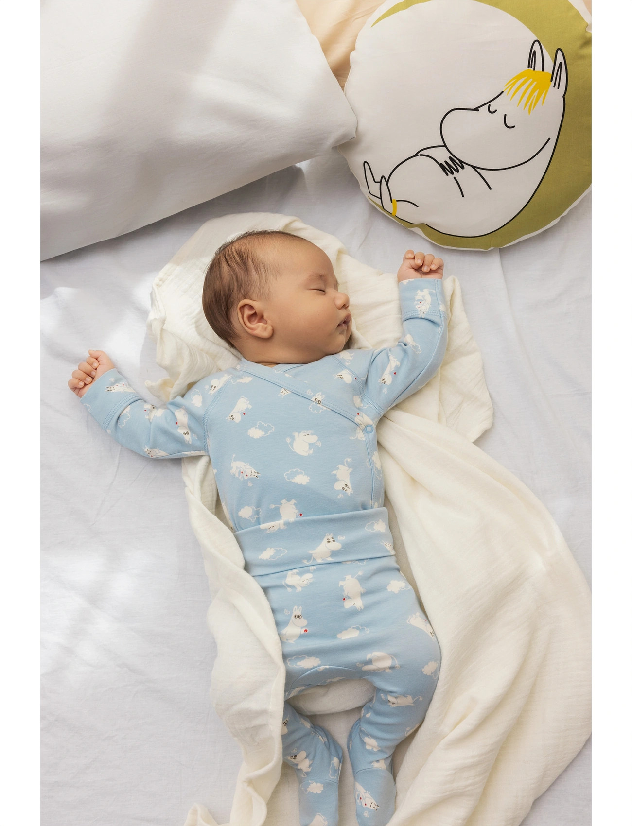 MarMar Copenhagen Tuti Wrap Ls, 74, Blue, T-Shirts > Langærmede T-shirts, Børn