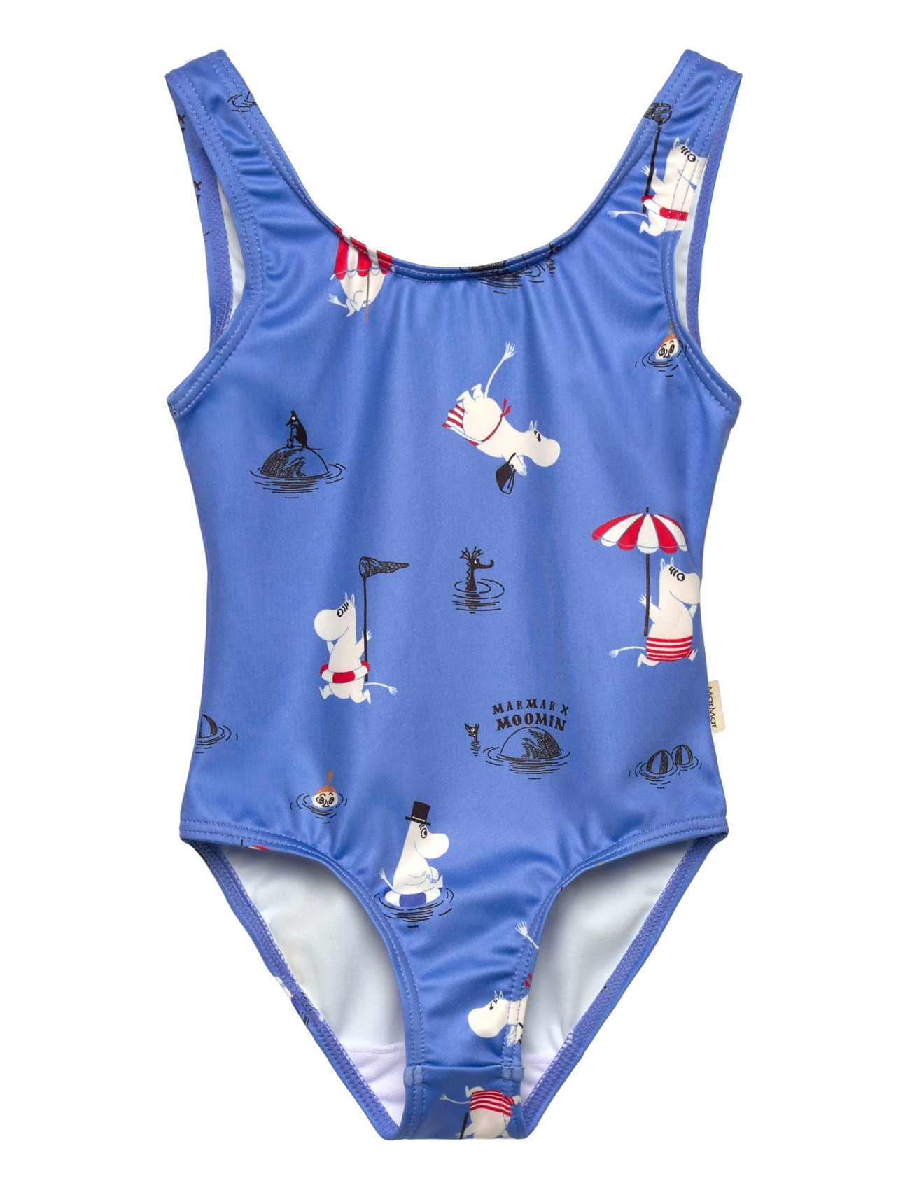 MarMar Copenhagen Swallisa Bathing Suit, 92/98, Blue, Badetøj > Badedragter, Børn