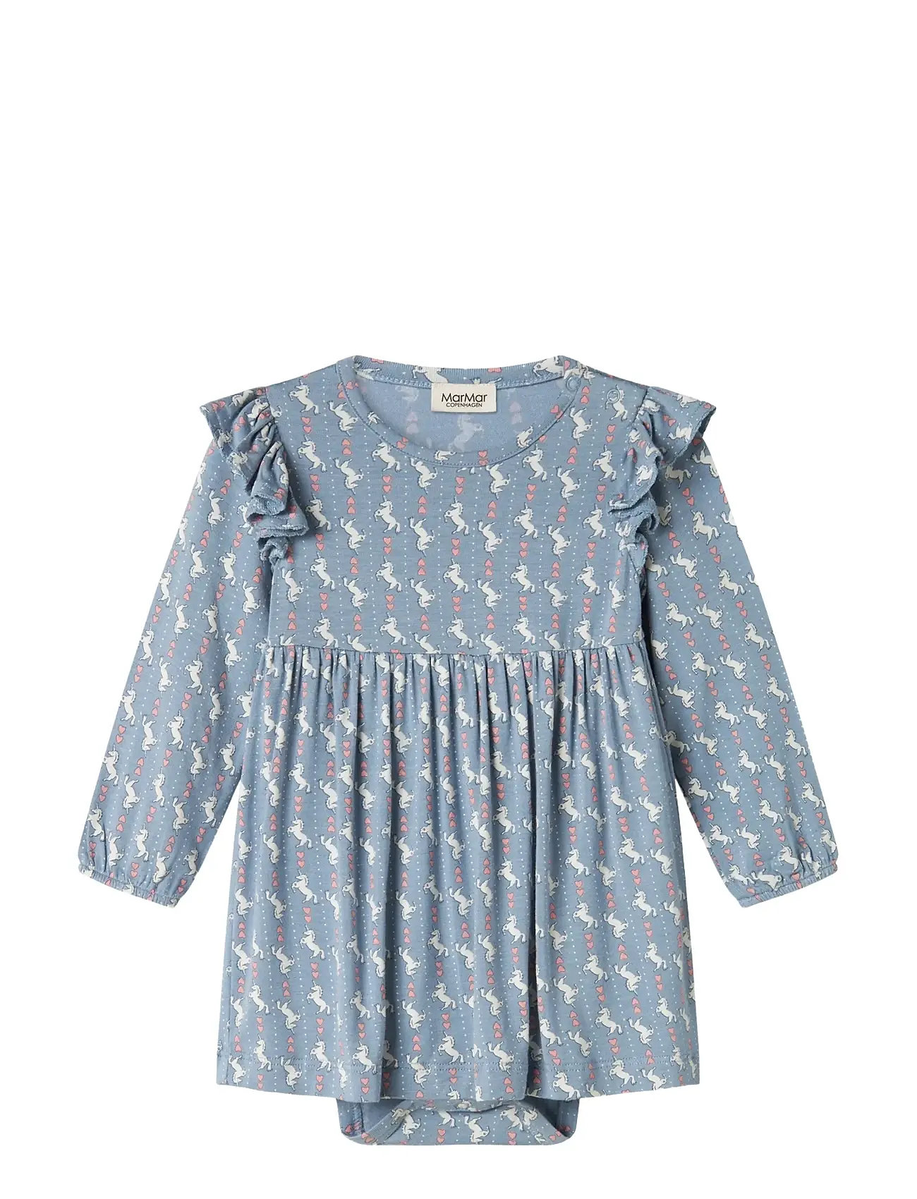 MARMAR COPENHAGEN Ramona Frill Ls Blau - 98 - Kinder