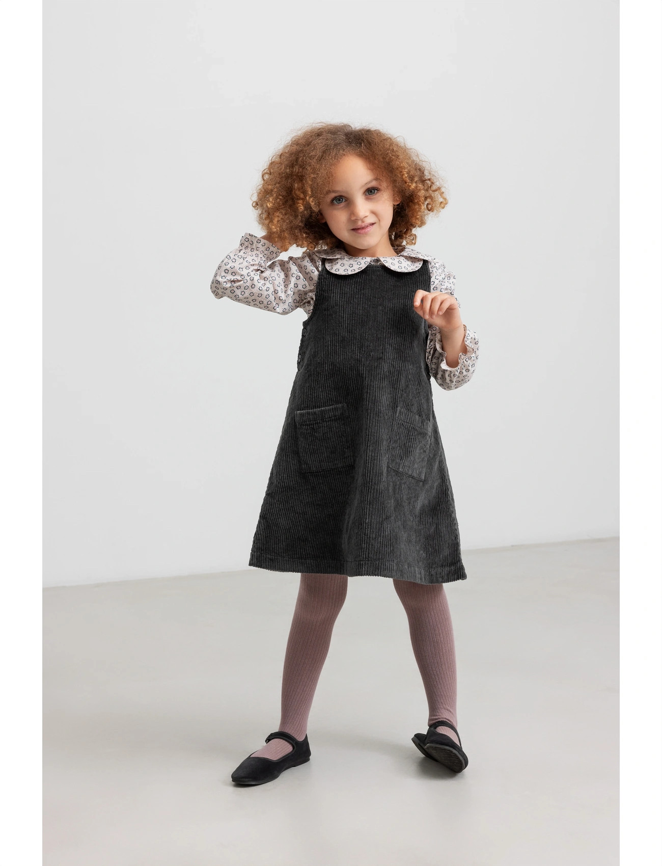 MarMar Copenhagen Doka, 104, Grey, Kjoler > Dungaree-Kjole, Børn