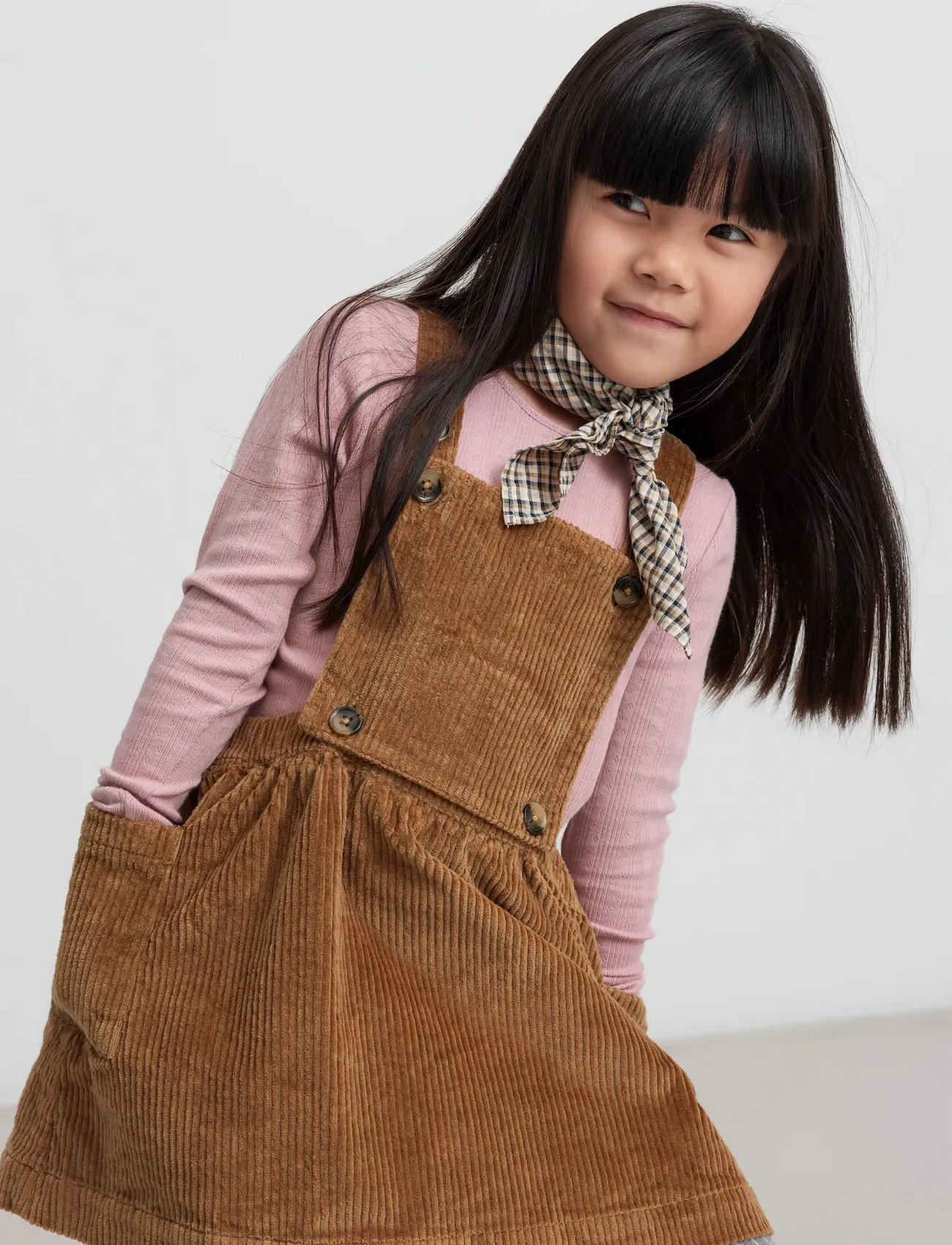 MarMar Copenhagen Sibi, 104, Brown, Kjoler > Dungaree-Kjole, Børn