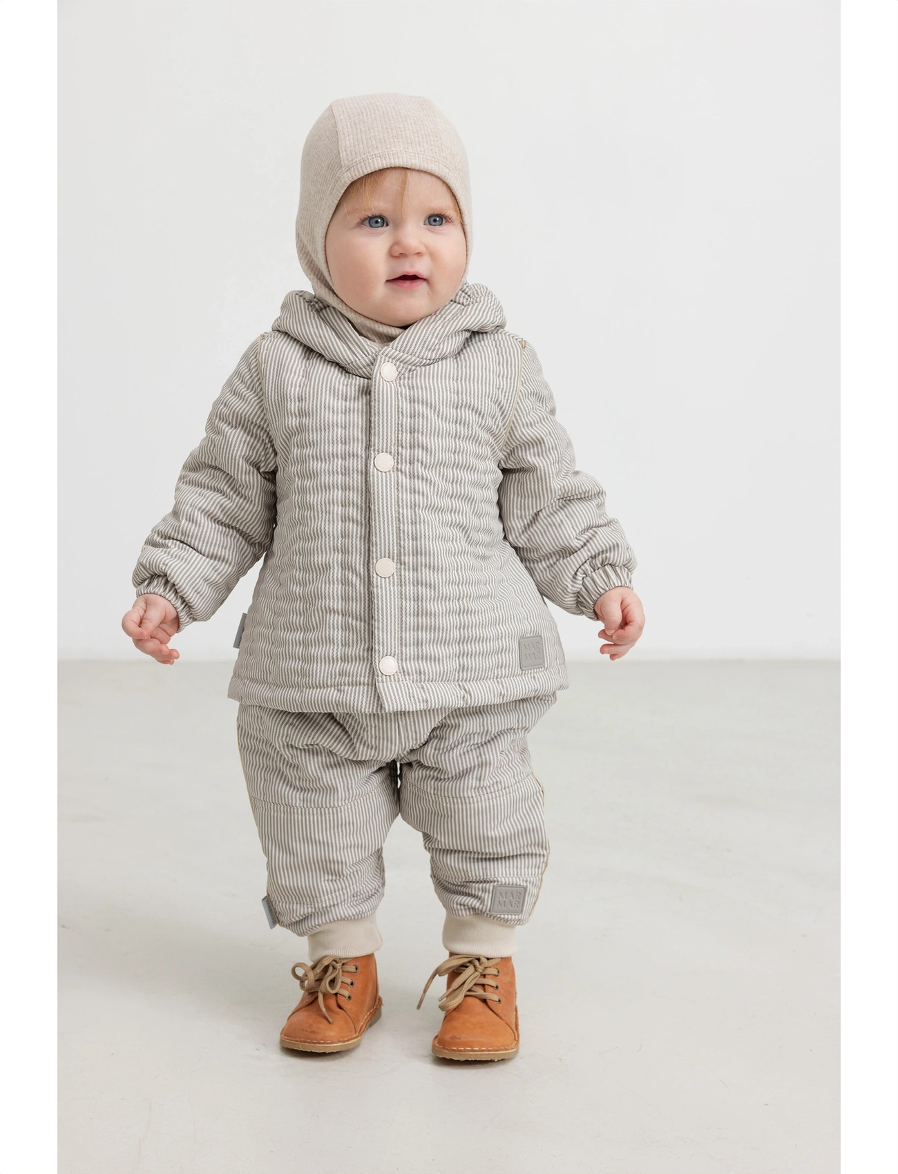 MarMar Copenhagen Odin Pants, 122, Cream, Termo-Overtøj > Termo-Bukser, Børn