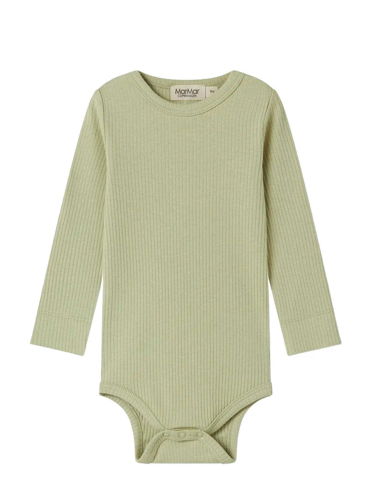 MarMar Copenhagen Plain Body Ls, 62, Green, Bodys > Langærmede, Børn