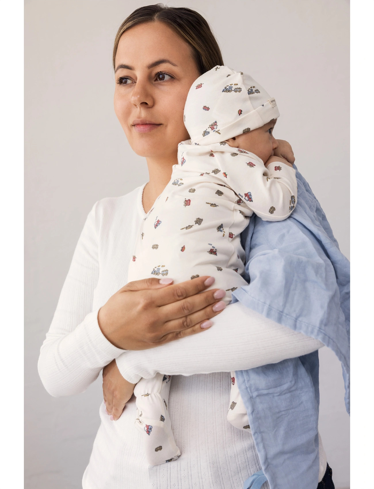 MarMar Copenhagen Rubello, 56, Cream, Bodysuits > Langærmede Bodysuits, Børn